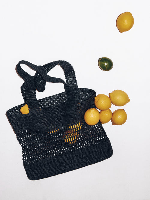 Crochet Tote | Black