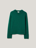 Compact Wool Cashmere Blend Jumper | Sherwood Green