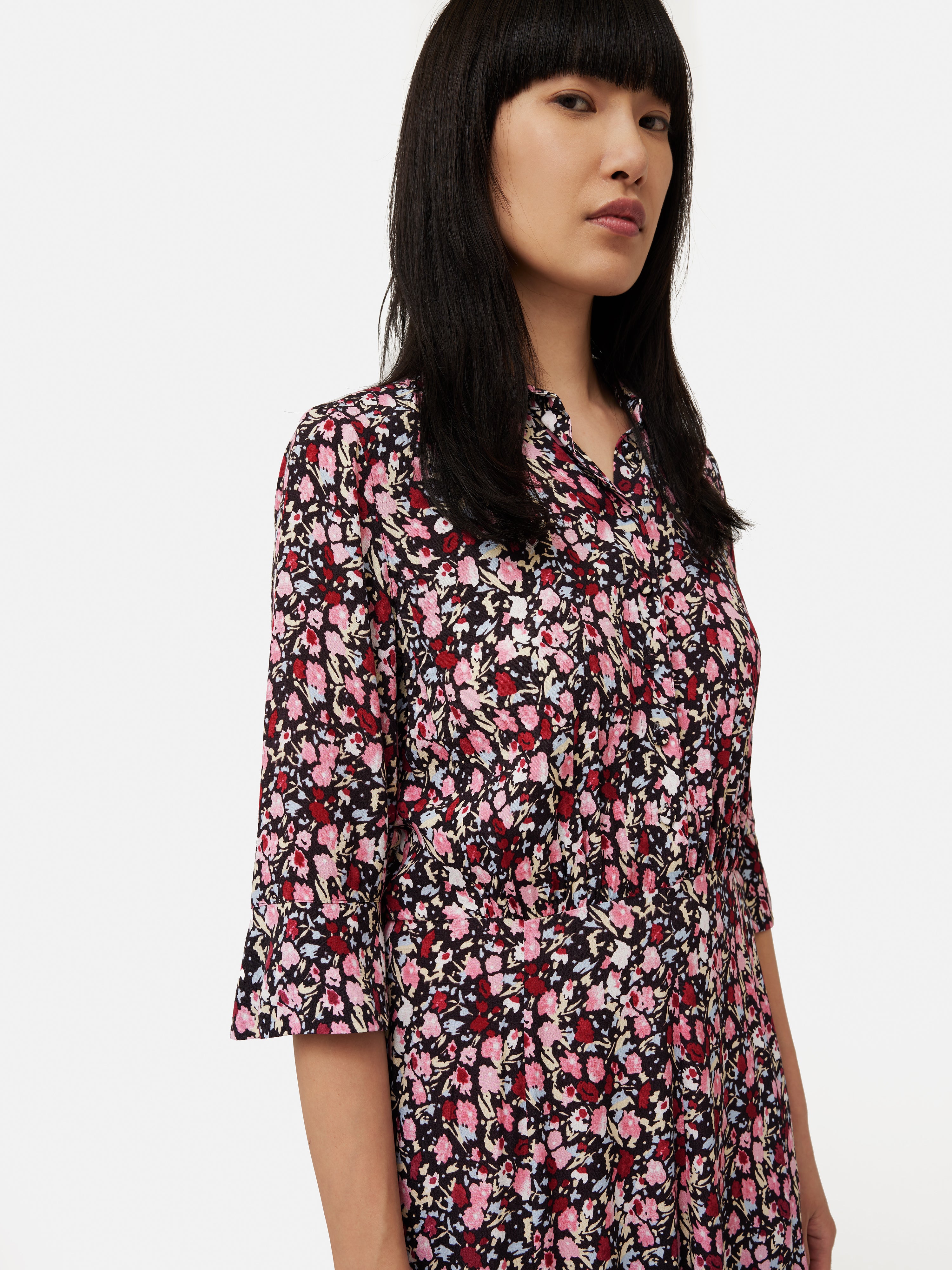 Carnation Shirt Dress | Pink – Jigsaw