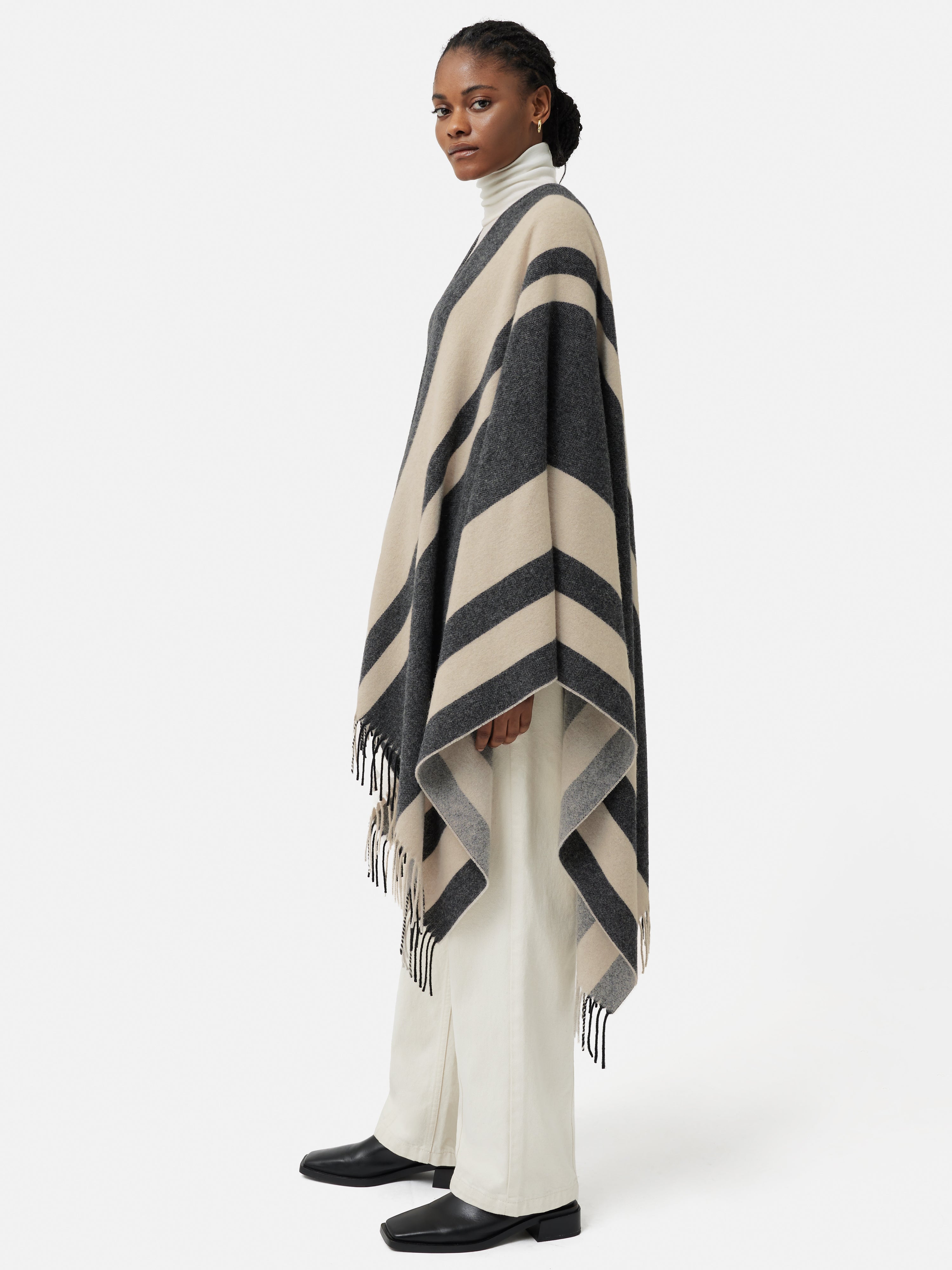 Cashmere poncho sale sale