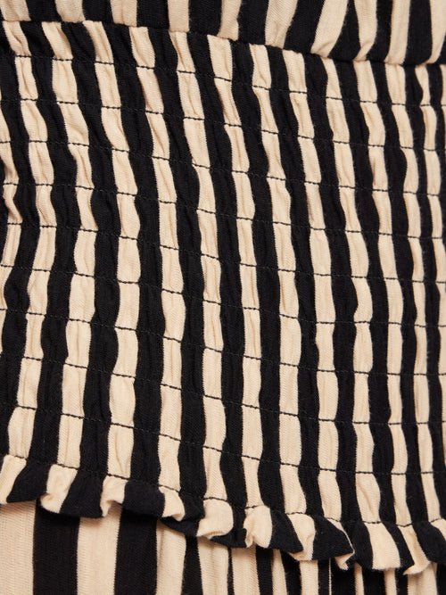 Stripe Jersey Dress | Black