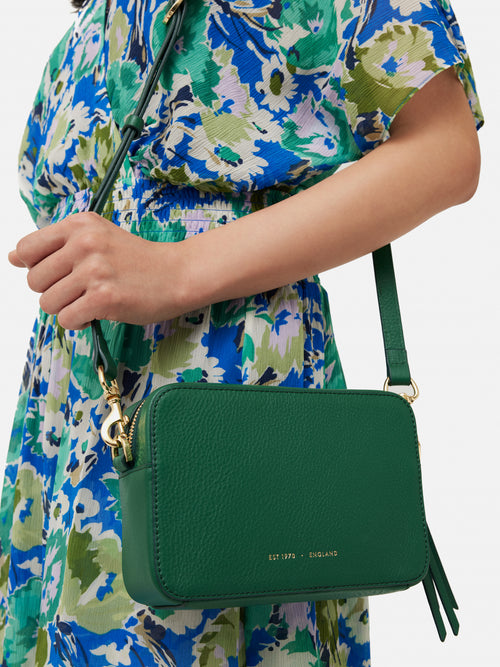 Jaime Pebble Cross Body | Green