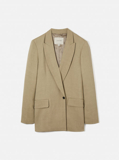 Italian Linen Gibson Blazer | Sand