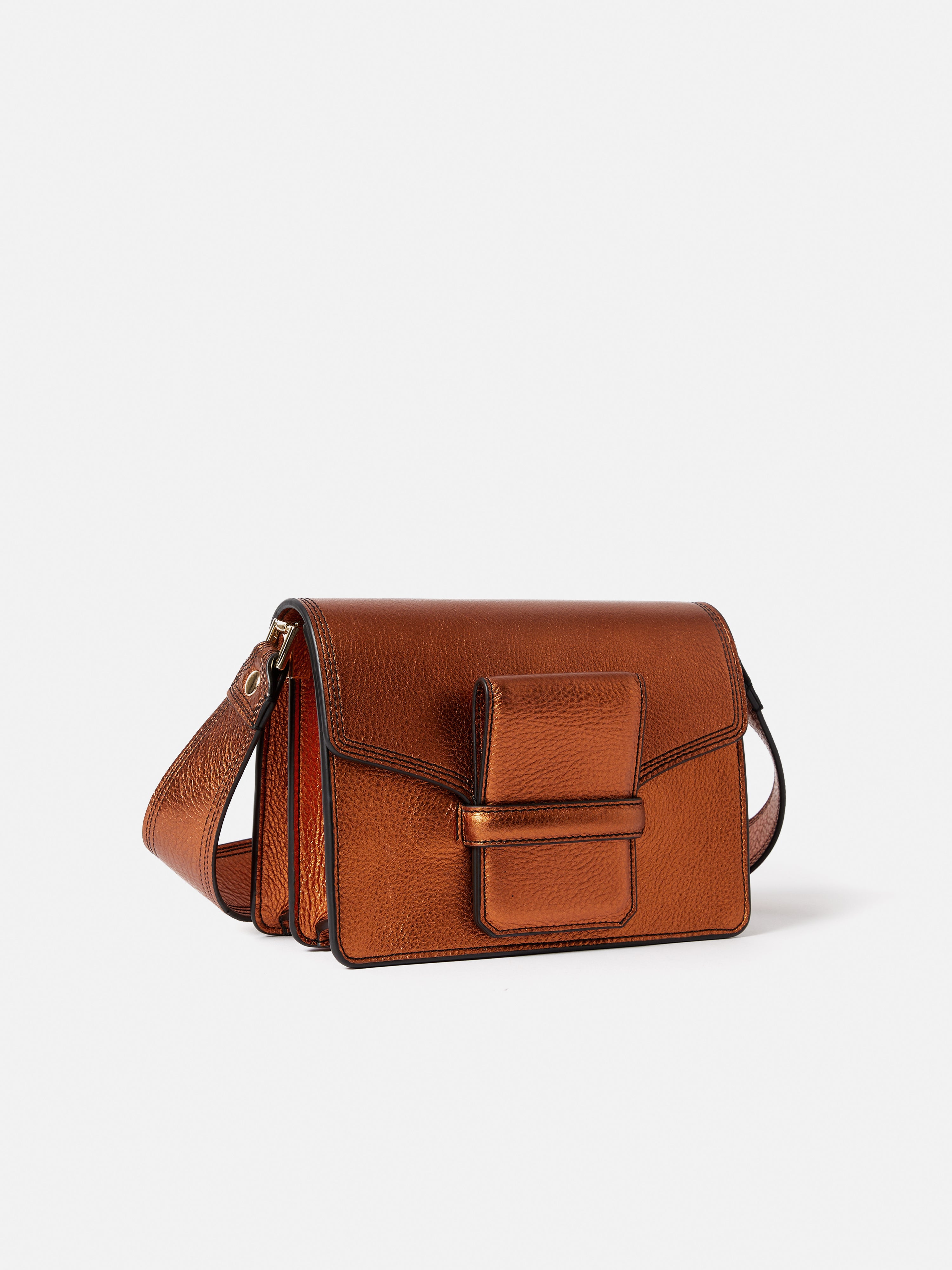 Ada Leather Crossbody Bag Copper