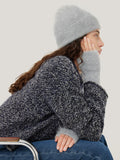 Halo Cashmere Beanie | Grey