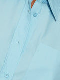 Heritage Cotton Relaxed Shirt | Blue