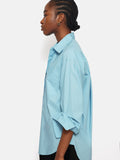 Heritage Cotton Relaxed Shirt | Blue