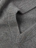 Wool Cashmere Blend Hooded Snood | Grey