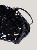 Oversized Sequin Clutch | Navy