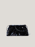 Oversized Sequin Clutch | Navy