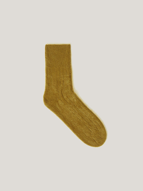 Halo Cashmere Sock | Green