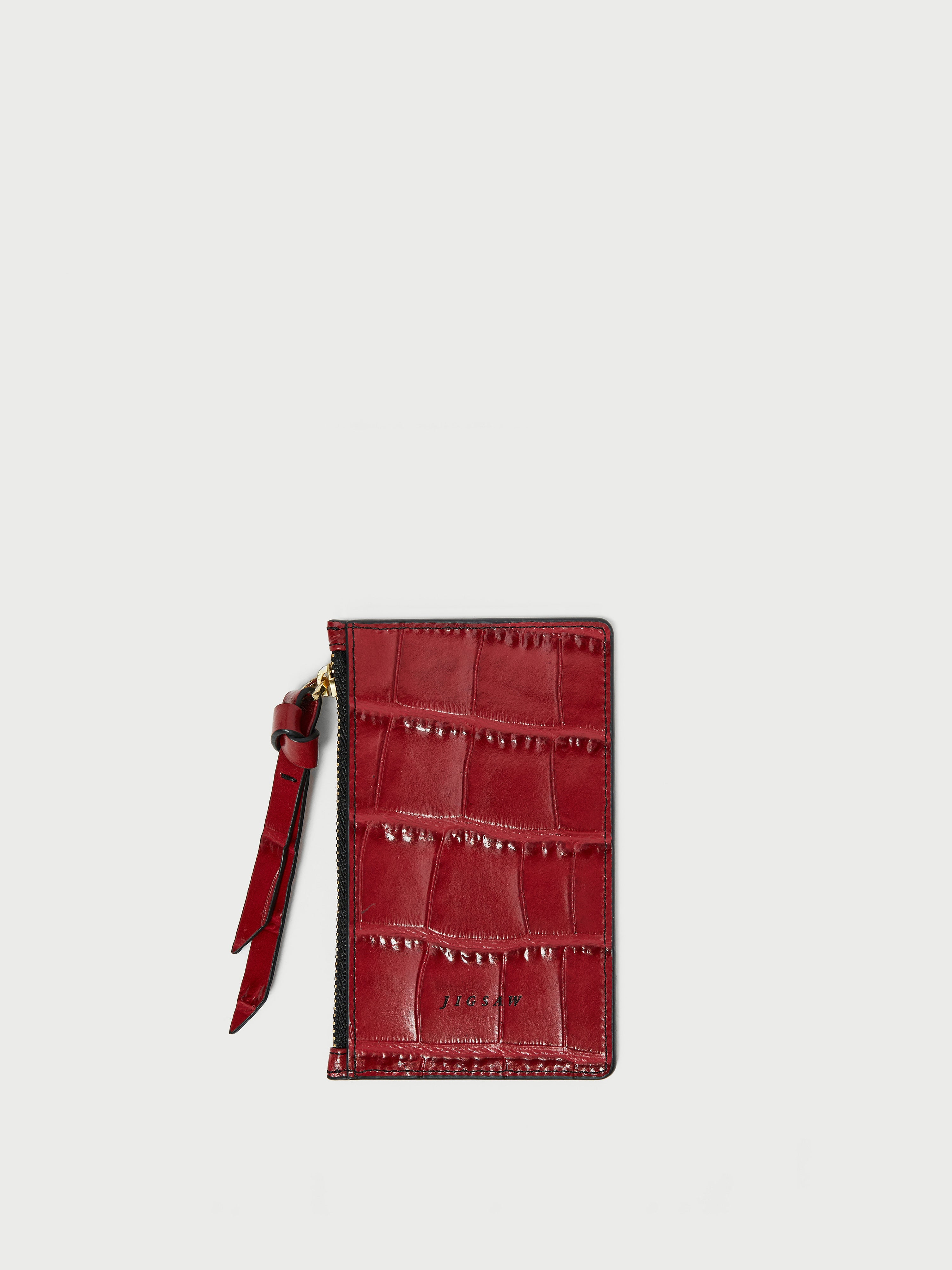 Jaycee Leather Card Holder- Red – Bare Cactus The Label
