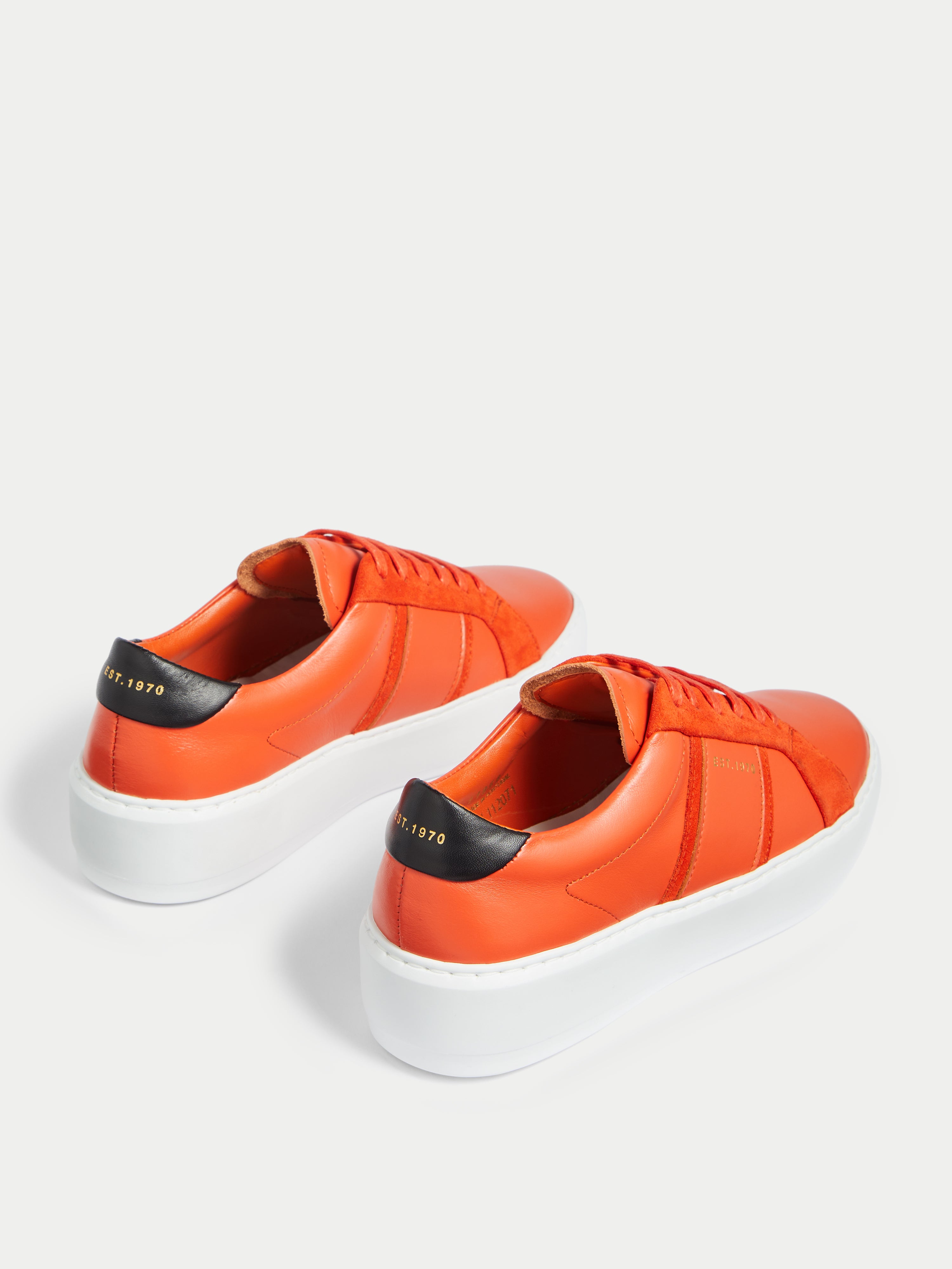 Jigsaw deals leather trainers