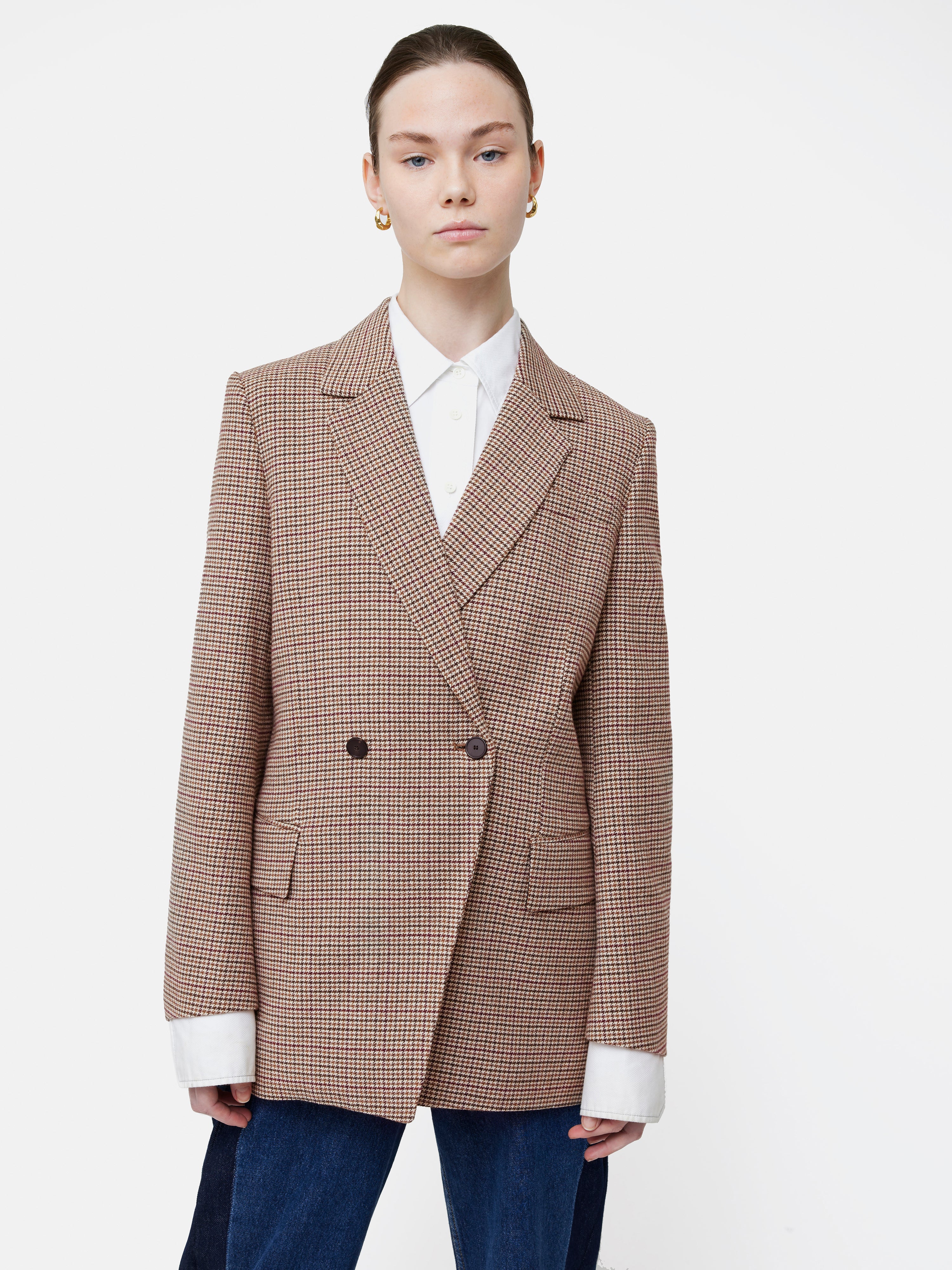 Jigsaw hotsell dogtooth coat