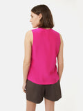 Josie Silk Vest | Pink