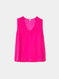 Josie Silk Vest | Pink