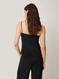 Modal Lace Vest | Black