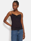 Modal Lace Vest | Raisin