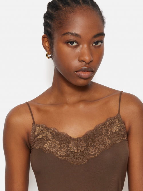 Modal Lace Vest | Ganache