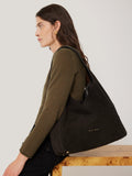 Heckfield Suede Tote | Chocolate