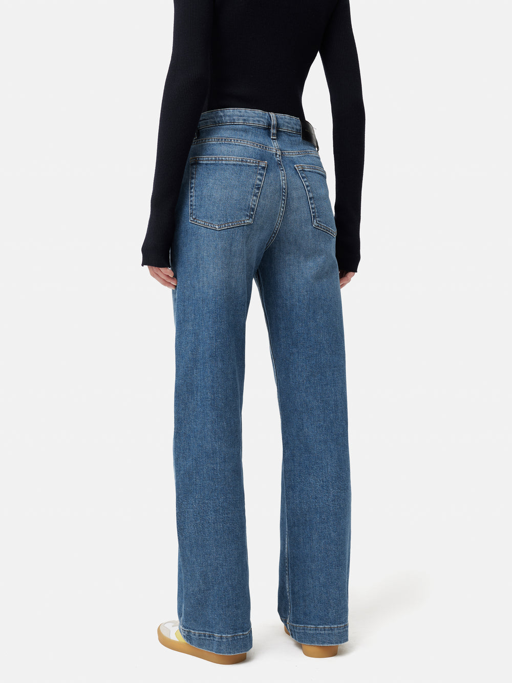 Balfour Long Wide Leg Jean | Vintage Mid Blue – Jigsaw