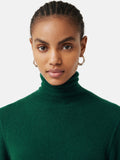 Cloud Cashmere Roll Neck | Dark Green