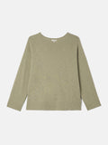 Cotton Luxe Raglan Tee | Khaki