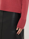 Compact Wool Cashmere Blend Jumper | Deep Rose