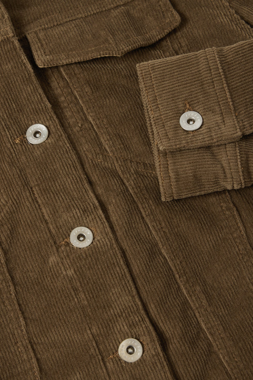 Cord Trucker Jacket | Khaki