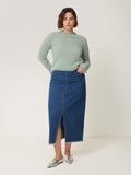 Cloud Cashmere Eldon Jumper | Blue Haze