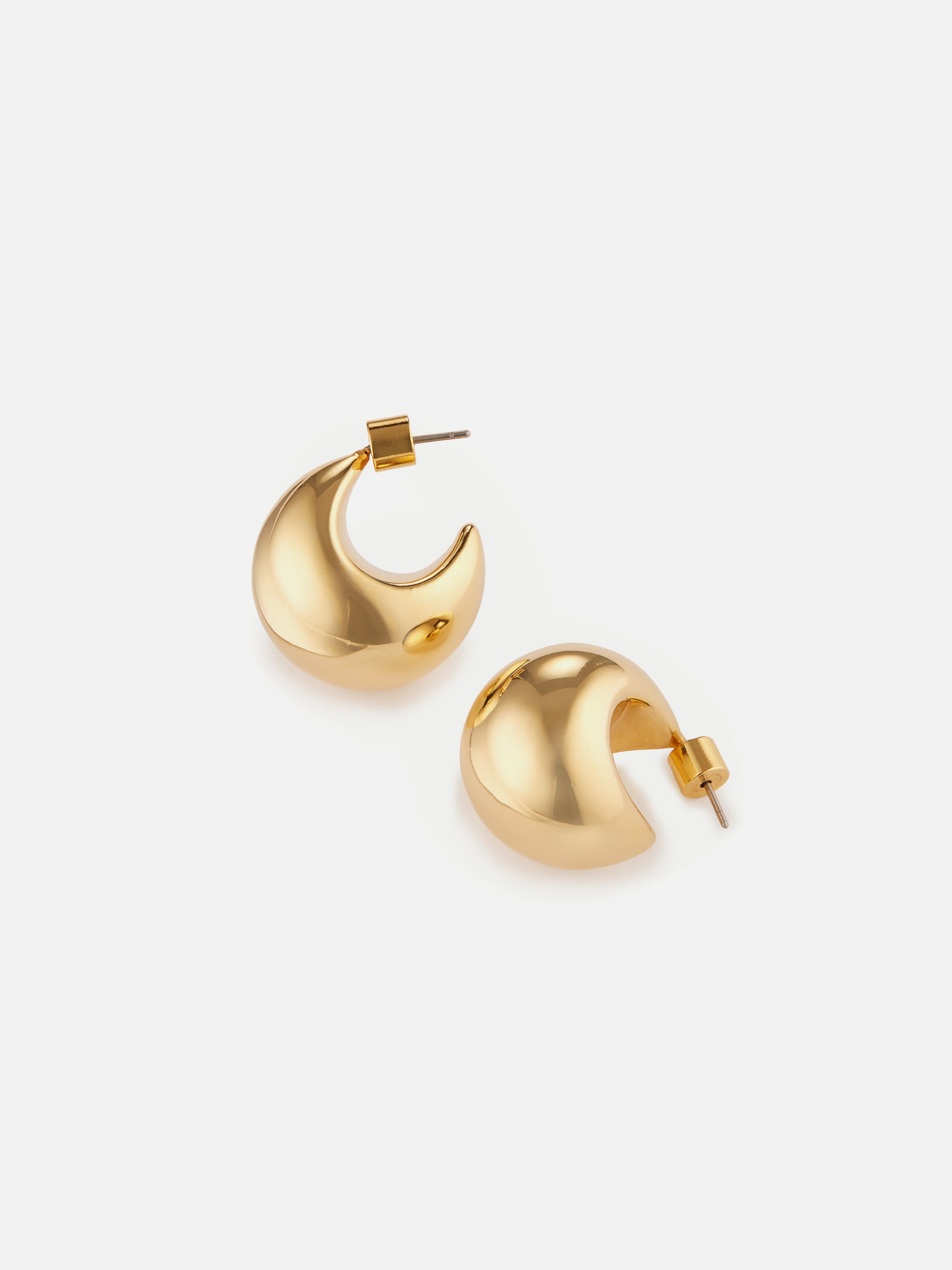 Chunky Dome Earrings | Gold – Jigsaw