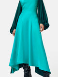 ROKSANDA Colour Block Cowl Dress | Green