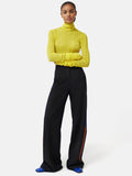 ROKSANDA Plisse Knit Polo Neck | Yellow