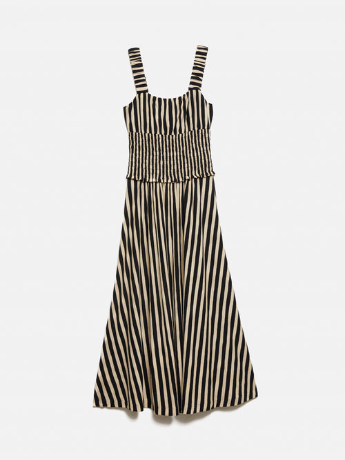 Stripe Jersey Dress | Black – Jigsaw