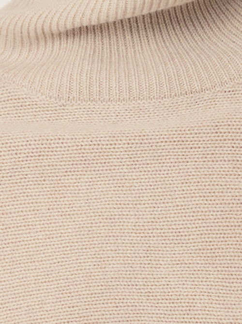 Merino Poncho Jumper | Cream