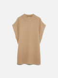 Merino Cashmere Ribbed Tunic | Camel