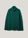 Faroe Fishermans Rib Jumper | Green