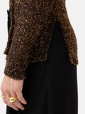 Sequin Cardigan | Brown