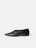 Linnie Flat Pointed Ballerina | Black