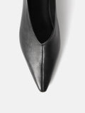 Linnie Flat Pointed Ballerina | Black