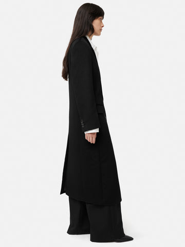 1309 Studios double-breasted maxi coat - Black