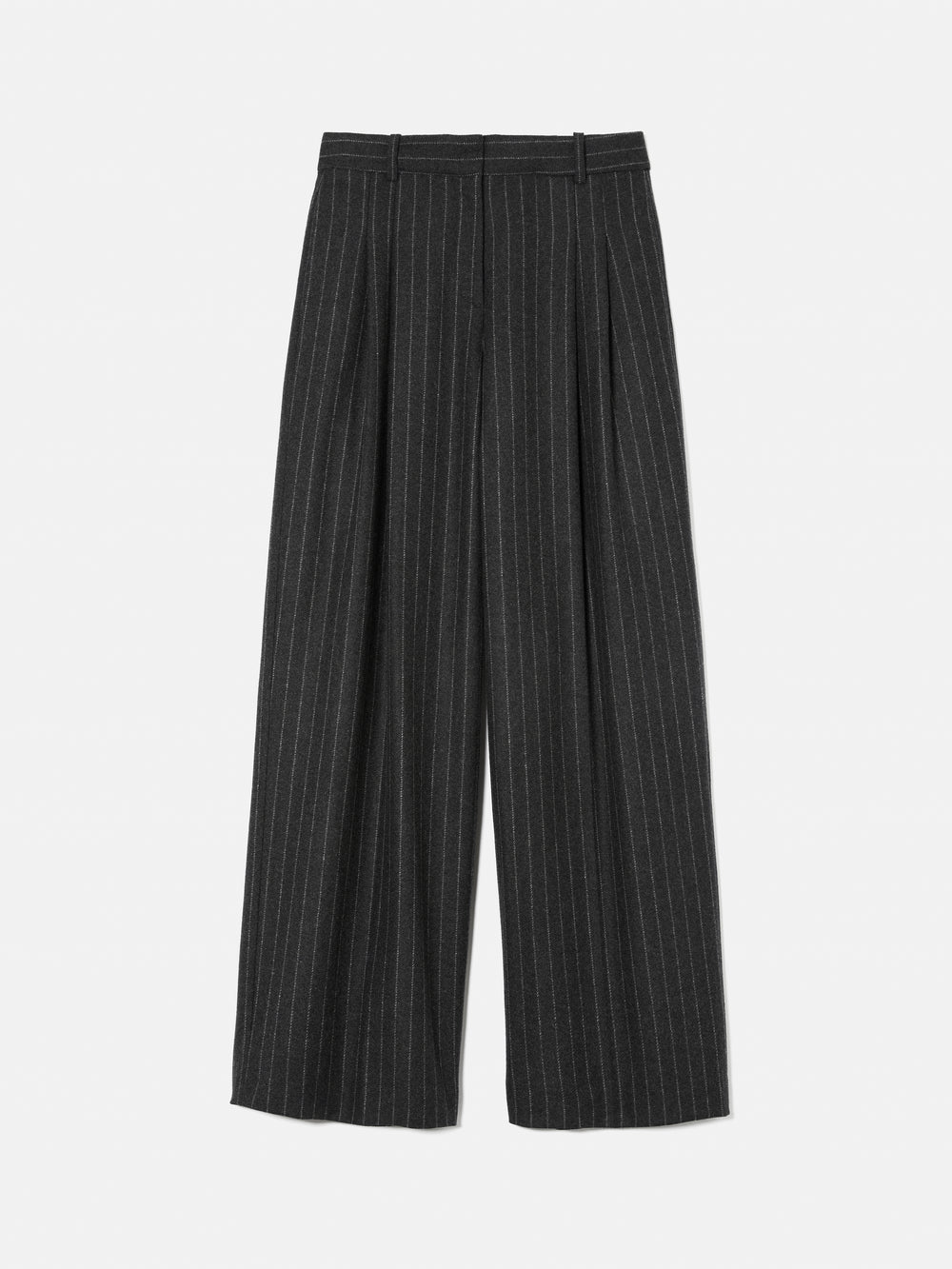 Italian Wool Kemp Pinstripe Trouser | Grey – Jigsaw