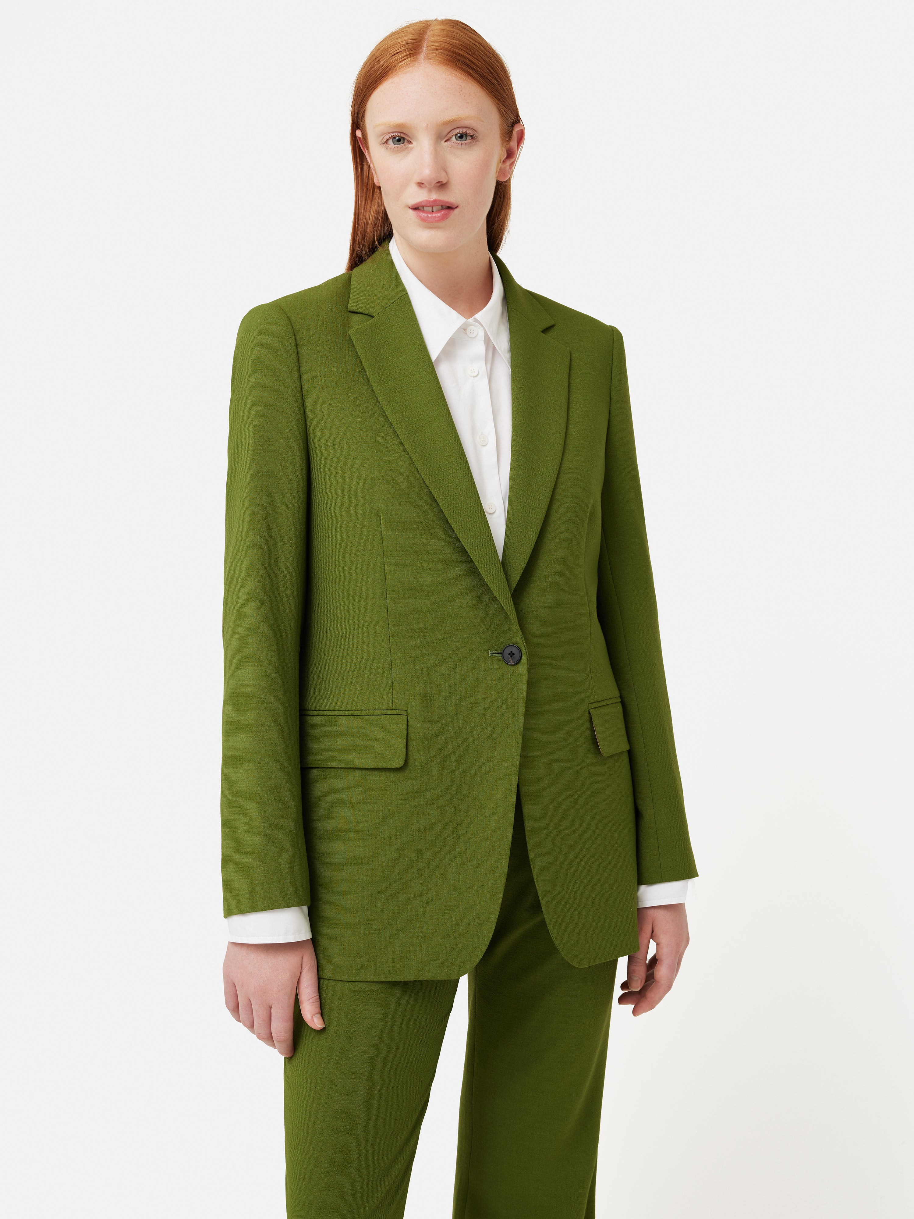 Crosshatch Knox Blazer | Green – Jigsaw