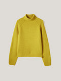 Merino Fishermans Rib Jumper | Mustard