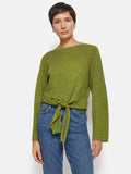 Linen Cotton Tie Top | Green