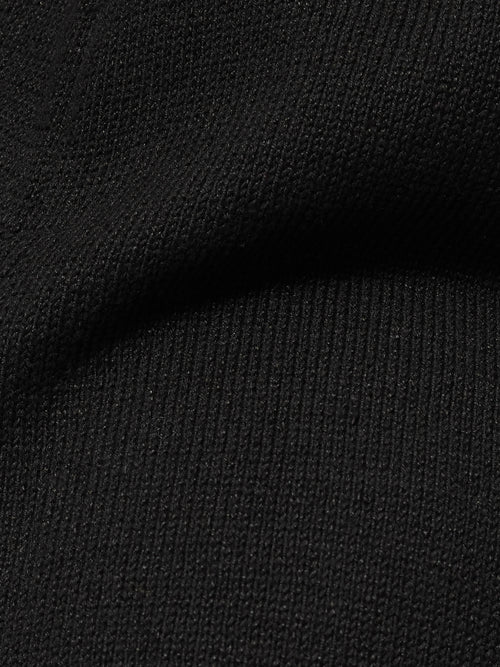 Linen Cotton Knitted Tunic | Black – Jigsaw