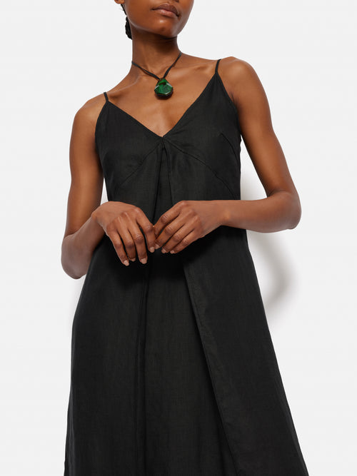 Linen Sundress | Black