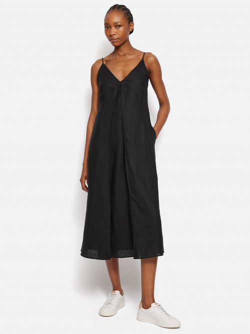 Linen Sundress | Black