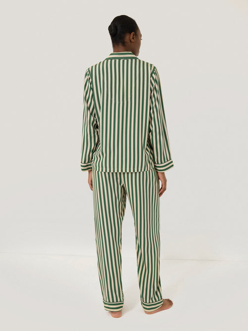 Classic Stripe Pyjama | Green