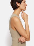 Rib Knitted Tank | Neutral